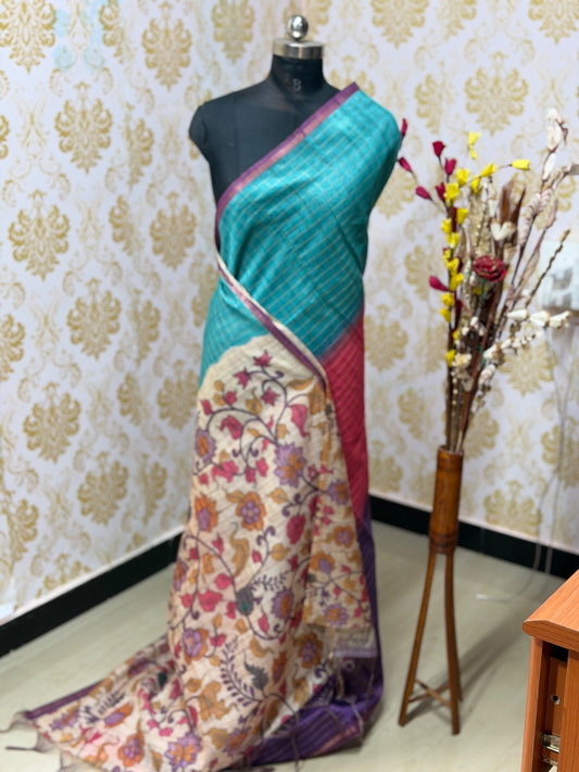 Semi tussar silk S09