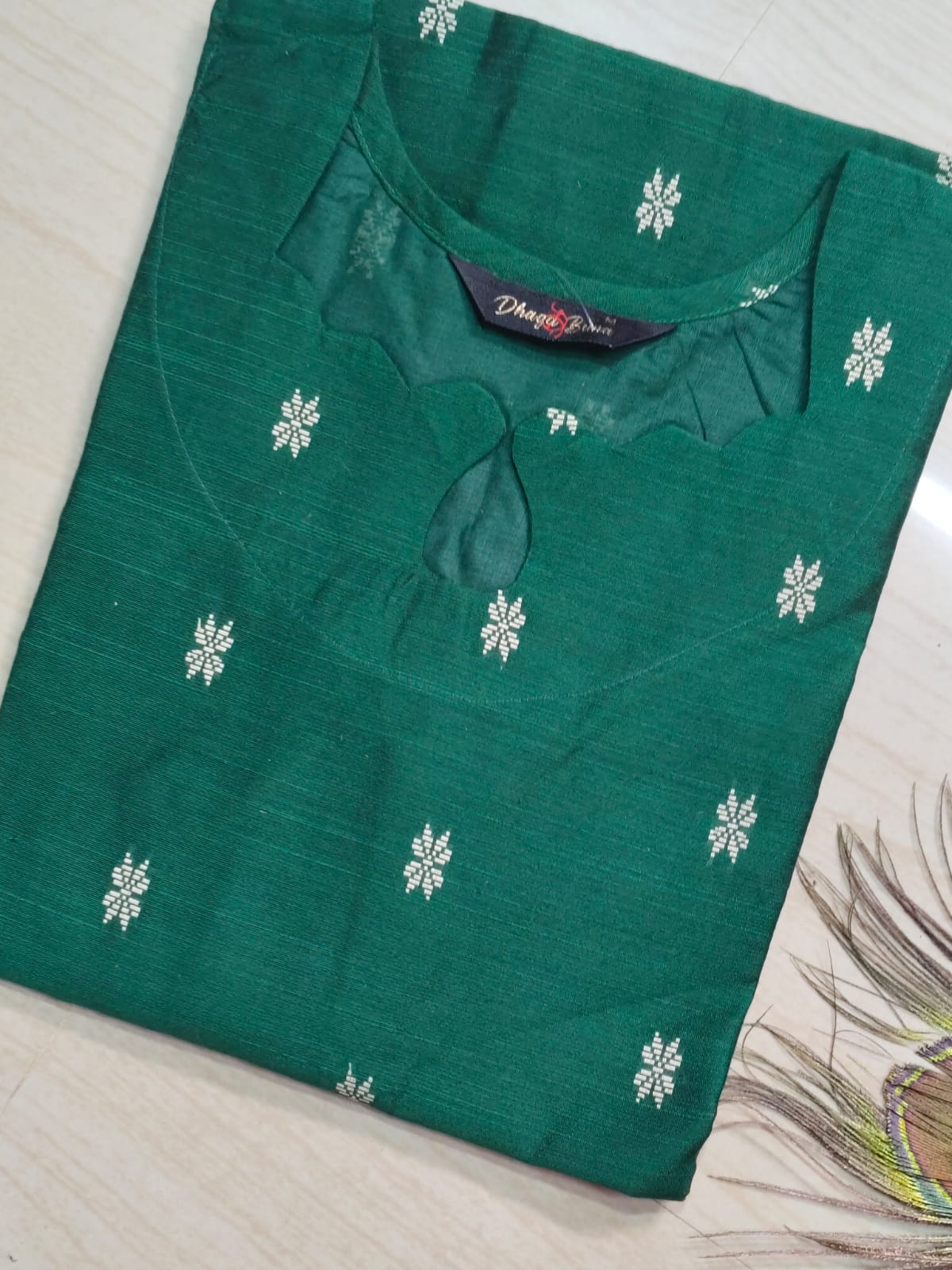 Shiny Silk Kurti SSK25