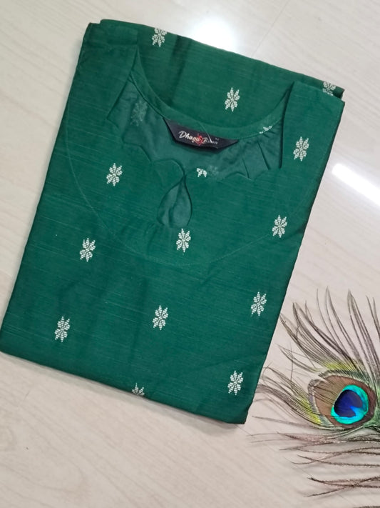 Shiny Silk Kurti SSK25