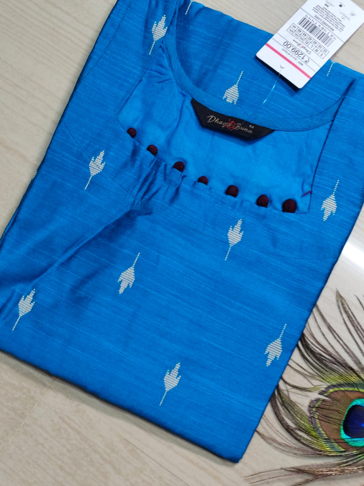 Shiny Silk Kurti SSK26