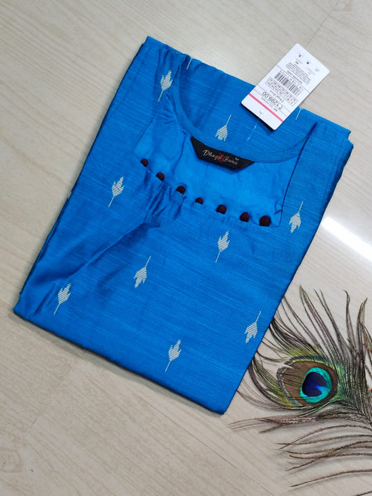 Shiny Silk Kurti SSK26