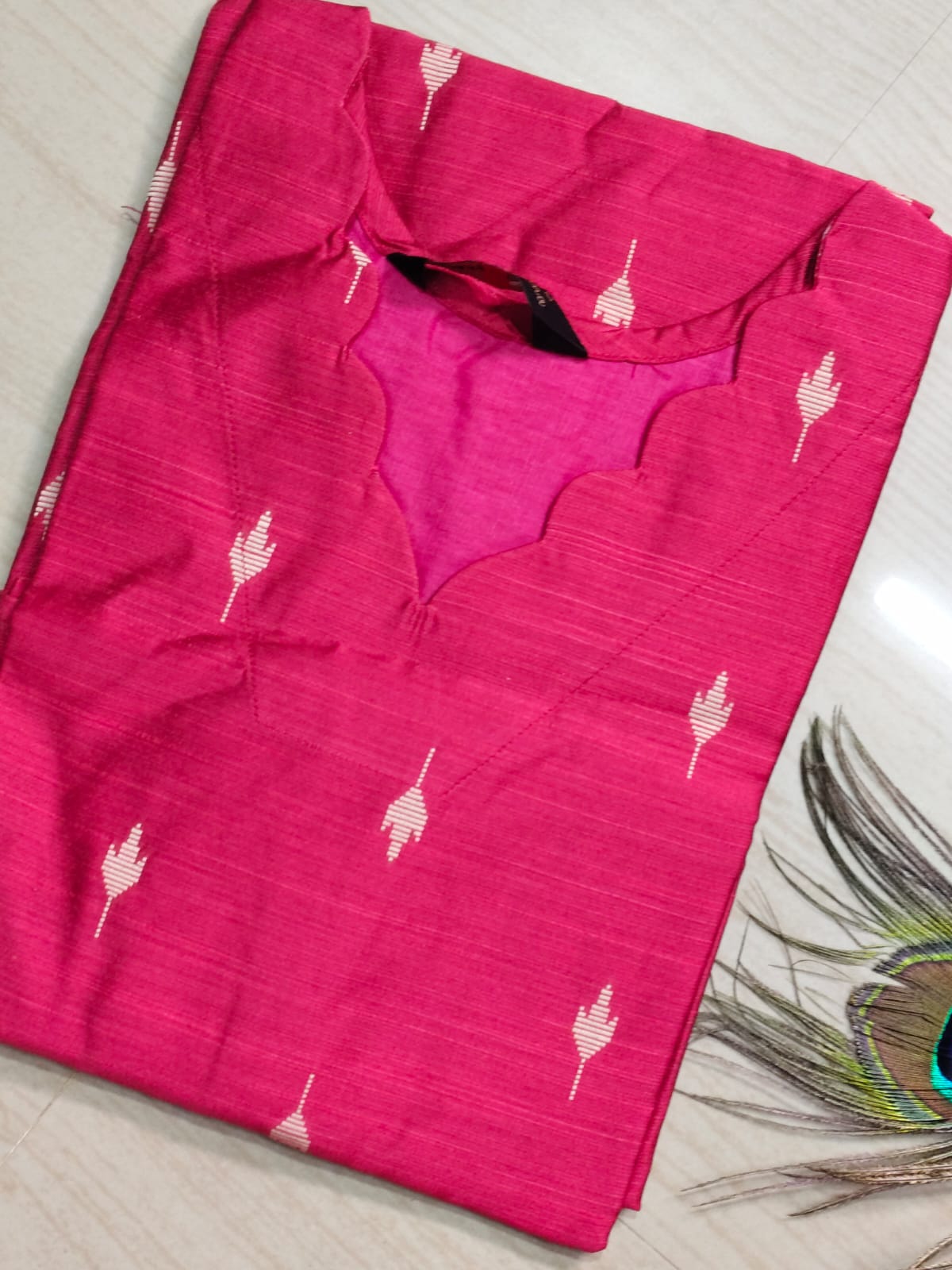 Shiny Silk Kurti SSK27