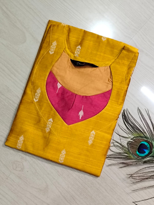 Shiny Silk Kurti SSK28