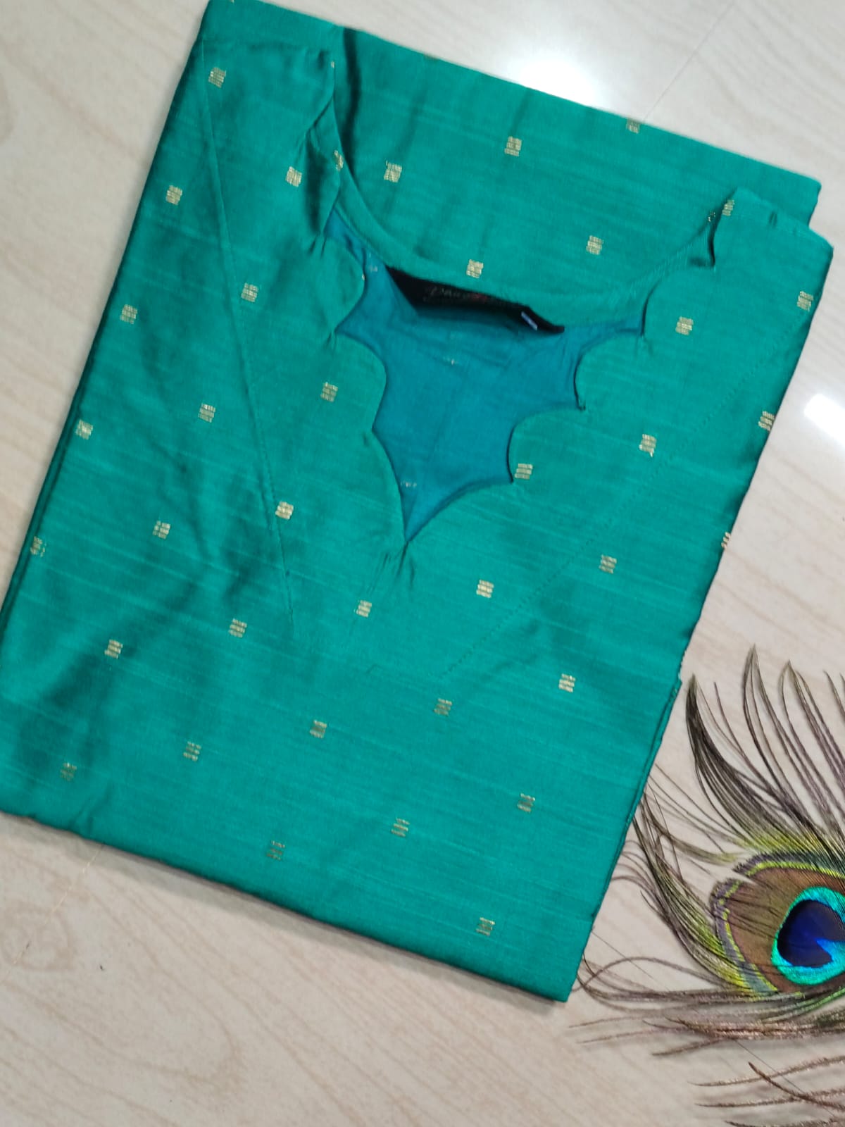 Shiny Silk Kurti SSK29