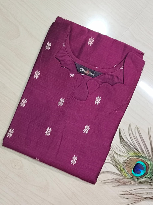Shiny Silk Kurti SSK30