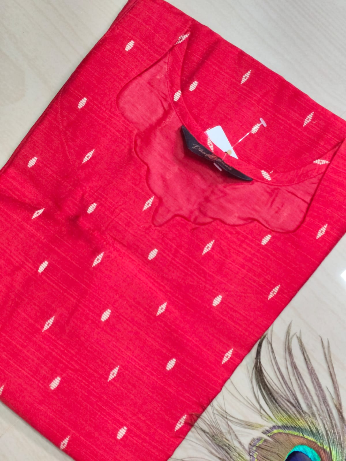 Shiny Silk Kurti SSK36