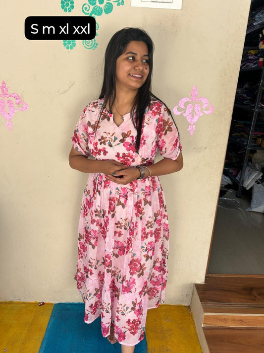 Georgette Feeding Frock GEF05