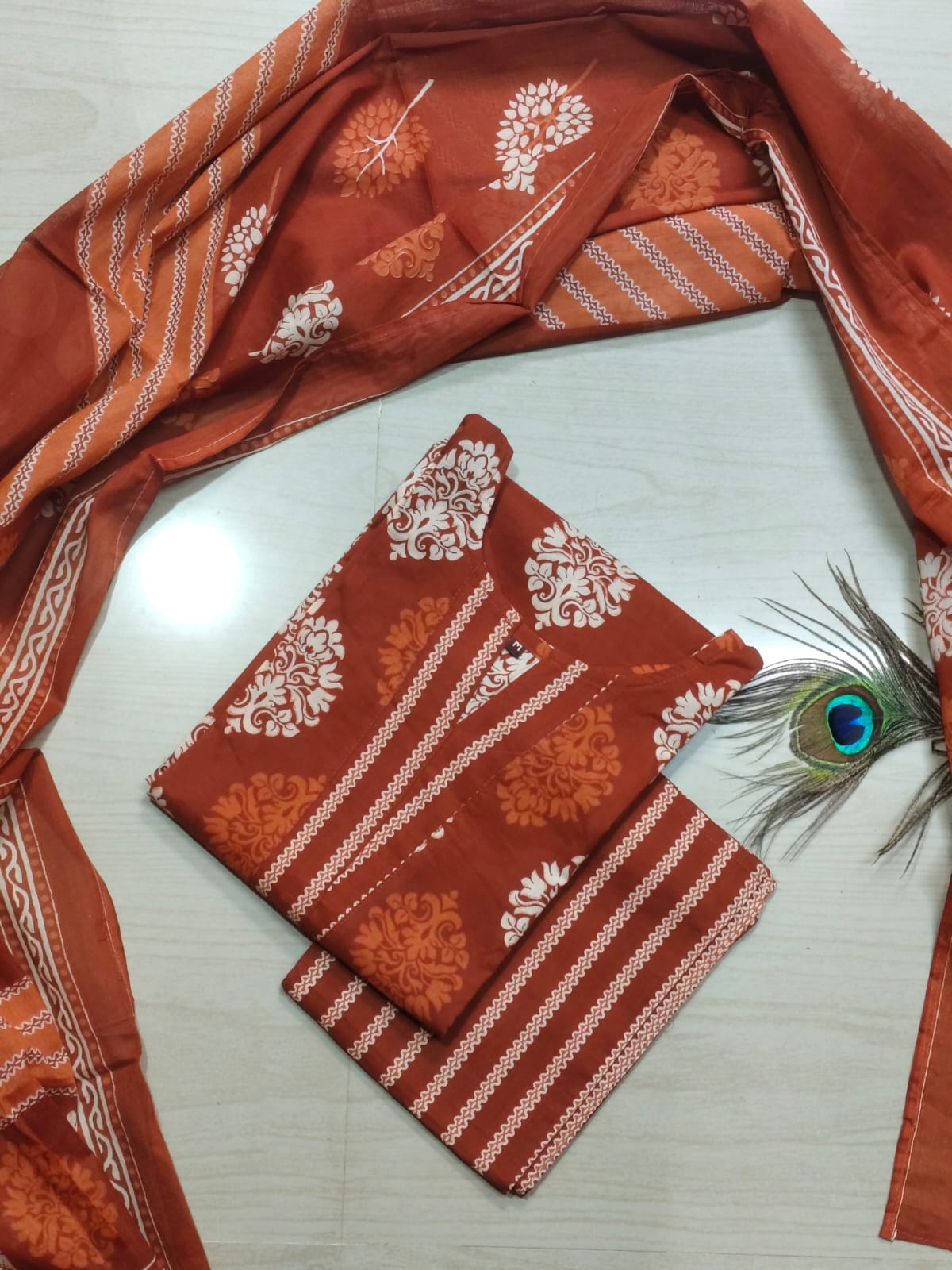 Petals Dupatta Sets  FDS187