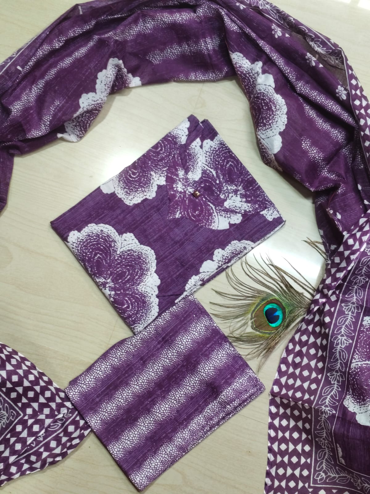 Petals Dupatta Sets  FDS193