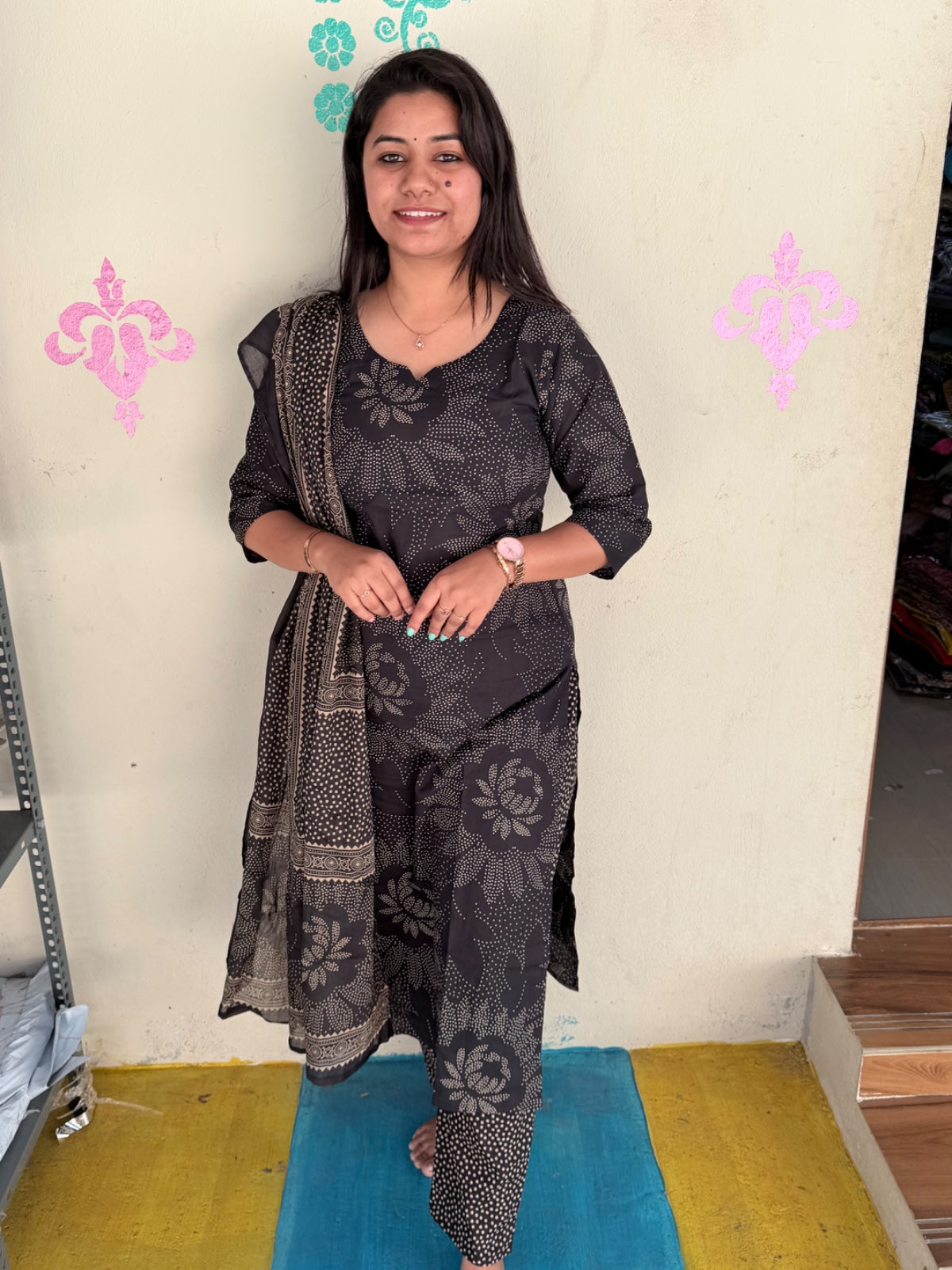 Petals Dupatta Sets  FDS178