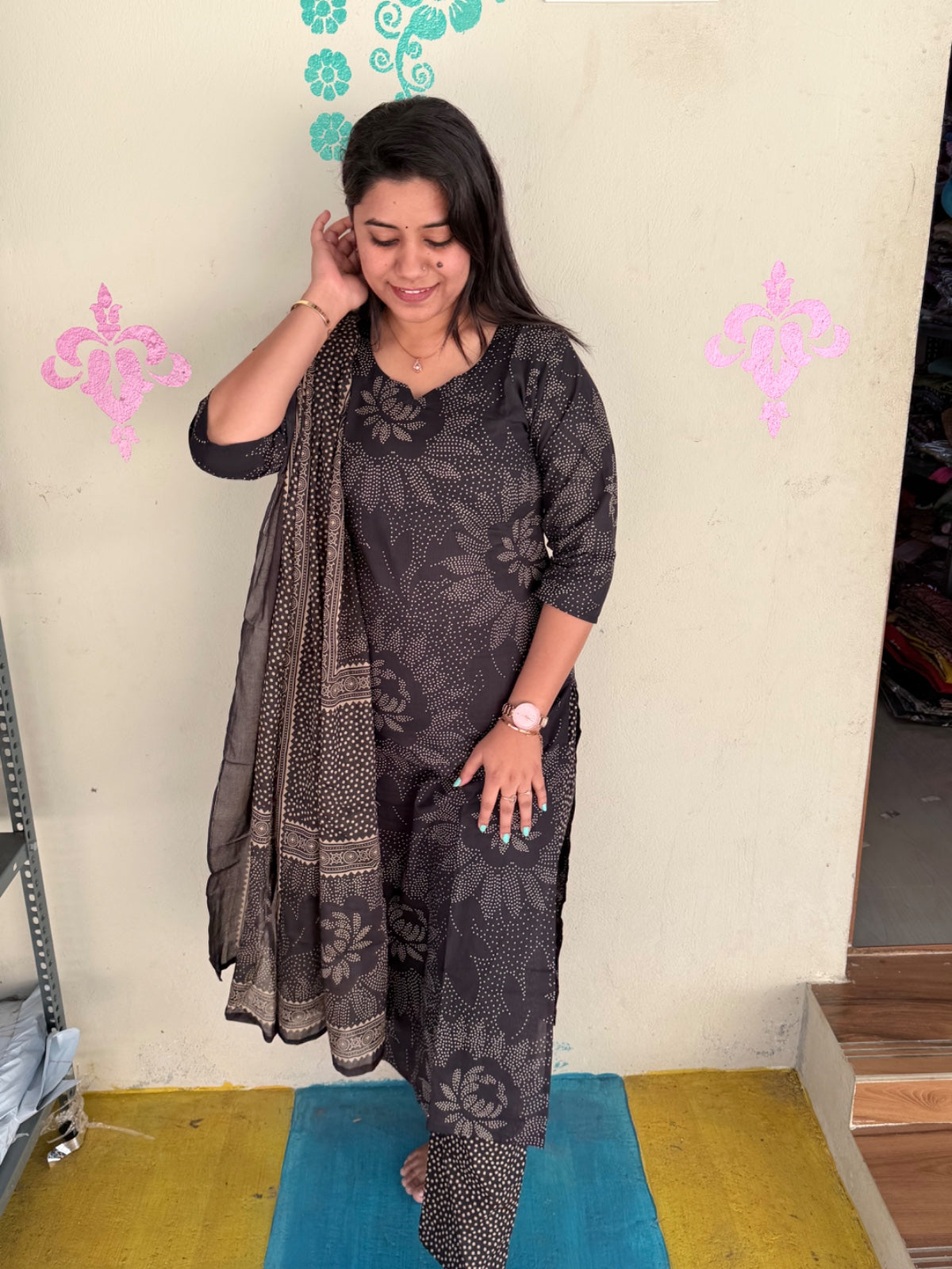 Petals Dupatta Sets  FDS178