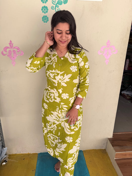 Cotton Capsule Kurti - PK255