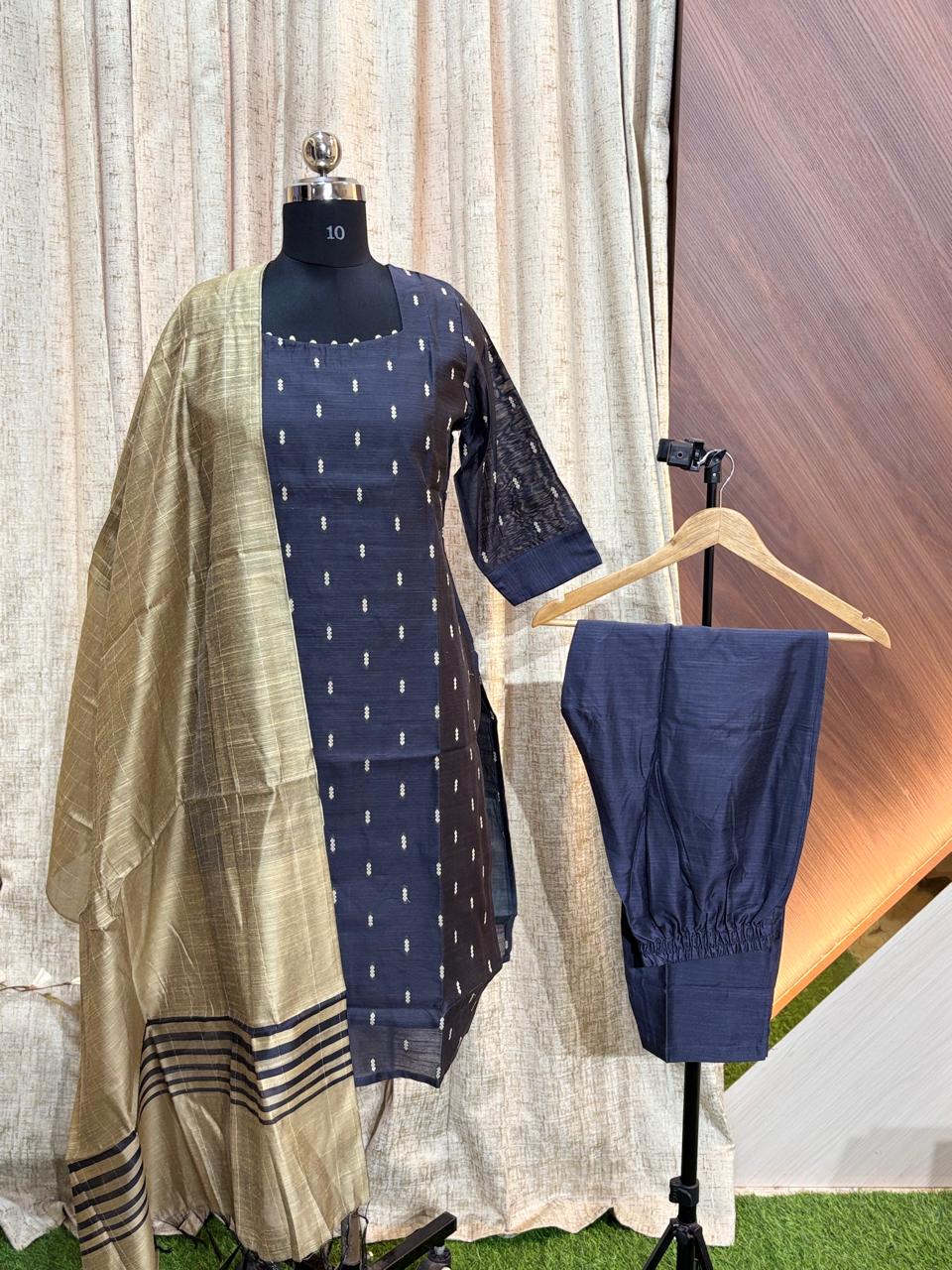 Raw Silk Kurti SET  - CSK63