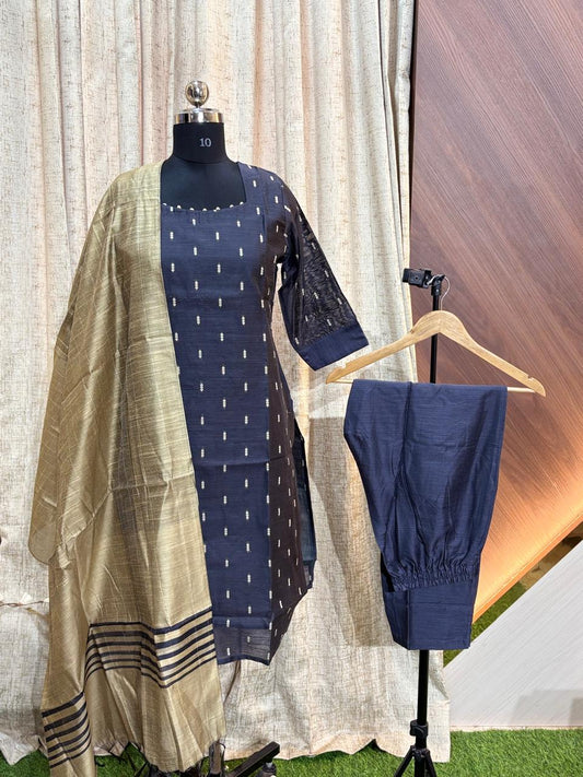 Raw Silk Kurti SET  - CSK63