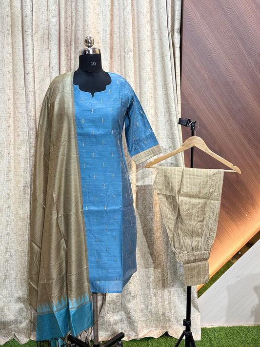 Raw Silk Kurti SET  - CSK72