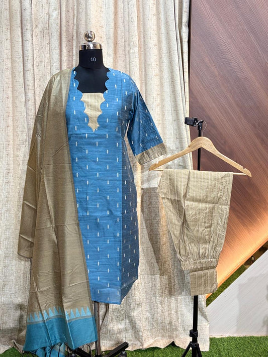 Raw Silk Kurti SET  - CSK74