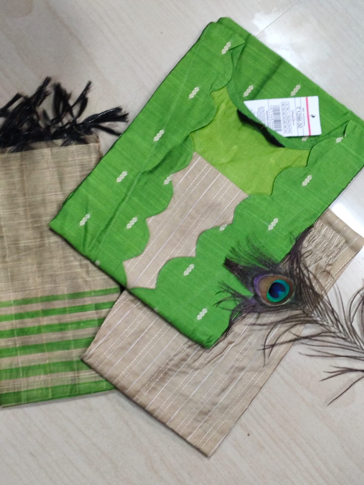 Raw Silk Kurti SET  - CSK75