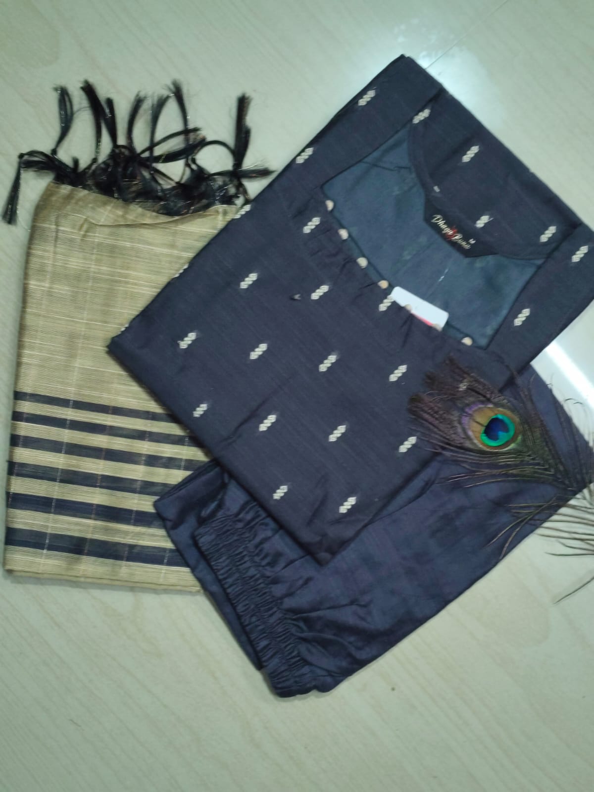 Raw Silk Kurti SET  - CSK63