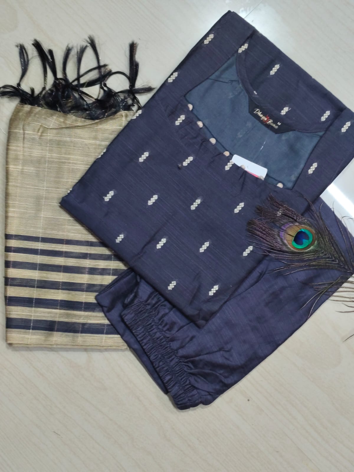 Raw Silk Kurti SET  - CSK63