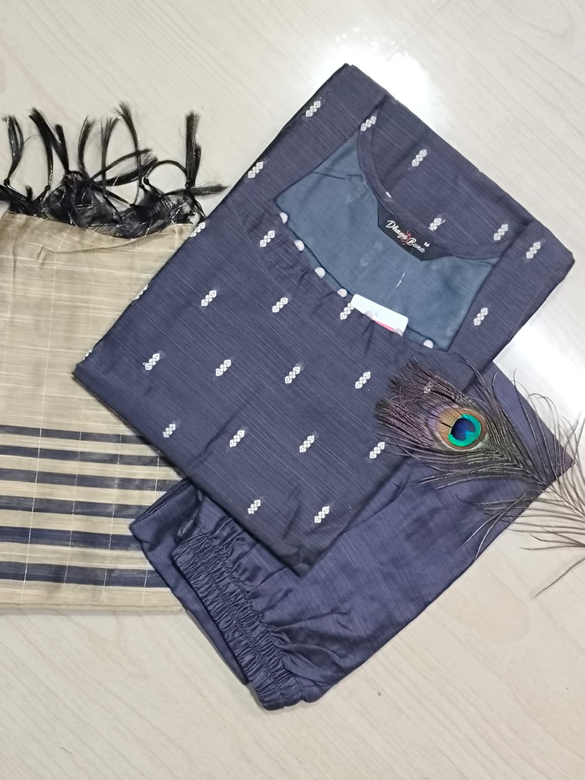 Raw Silk Kurti SET  - CSK63