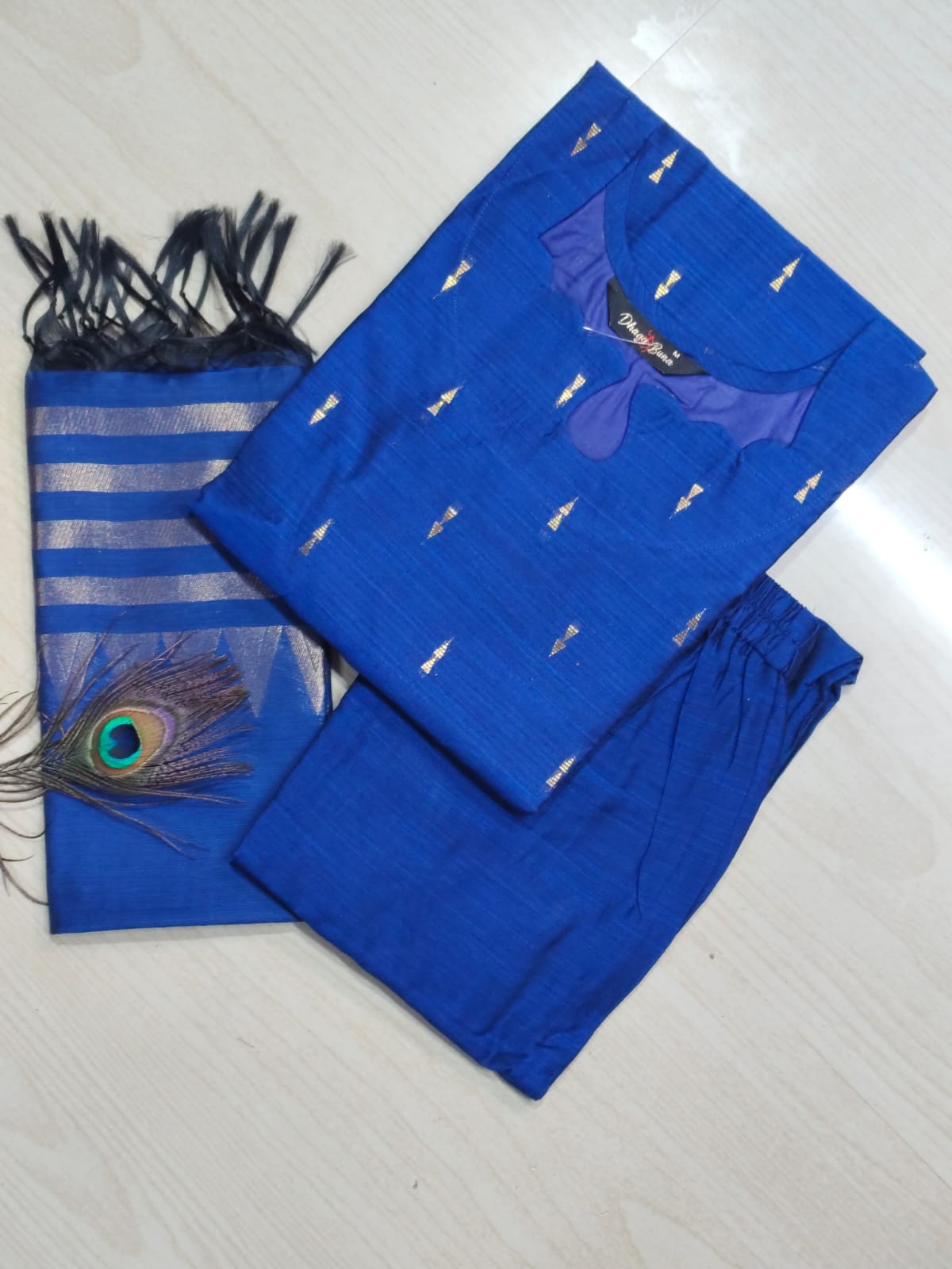 Raw Silk Kurti SET  - CSK65