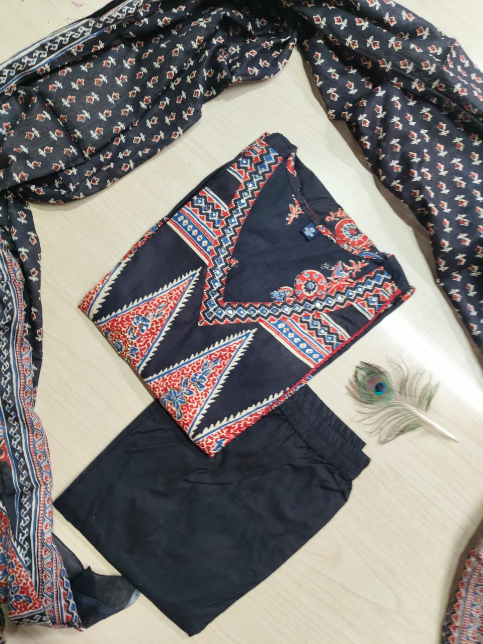 Cotton Floral Anarkali - CA37