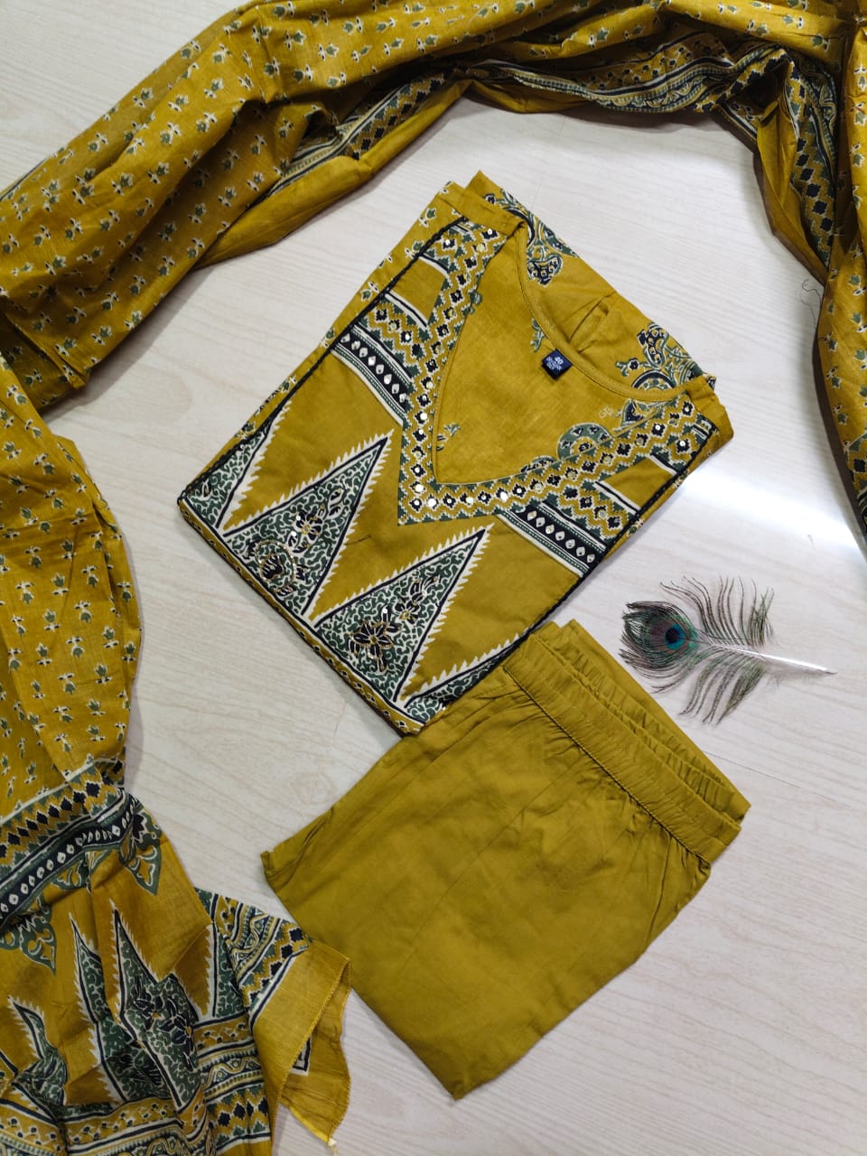 Cotton Floral Anarkali - CA38