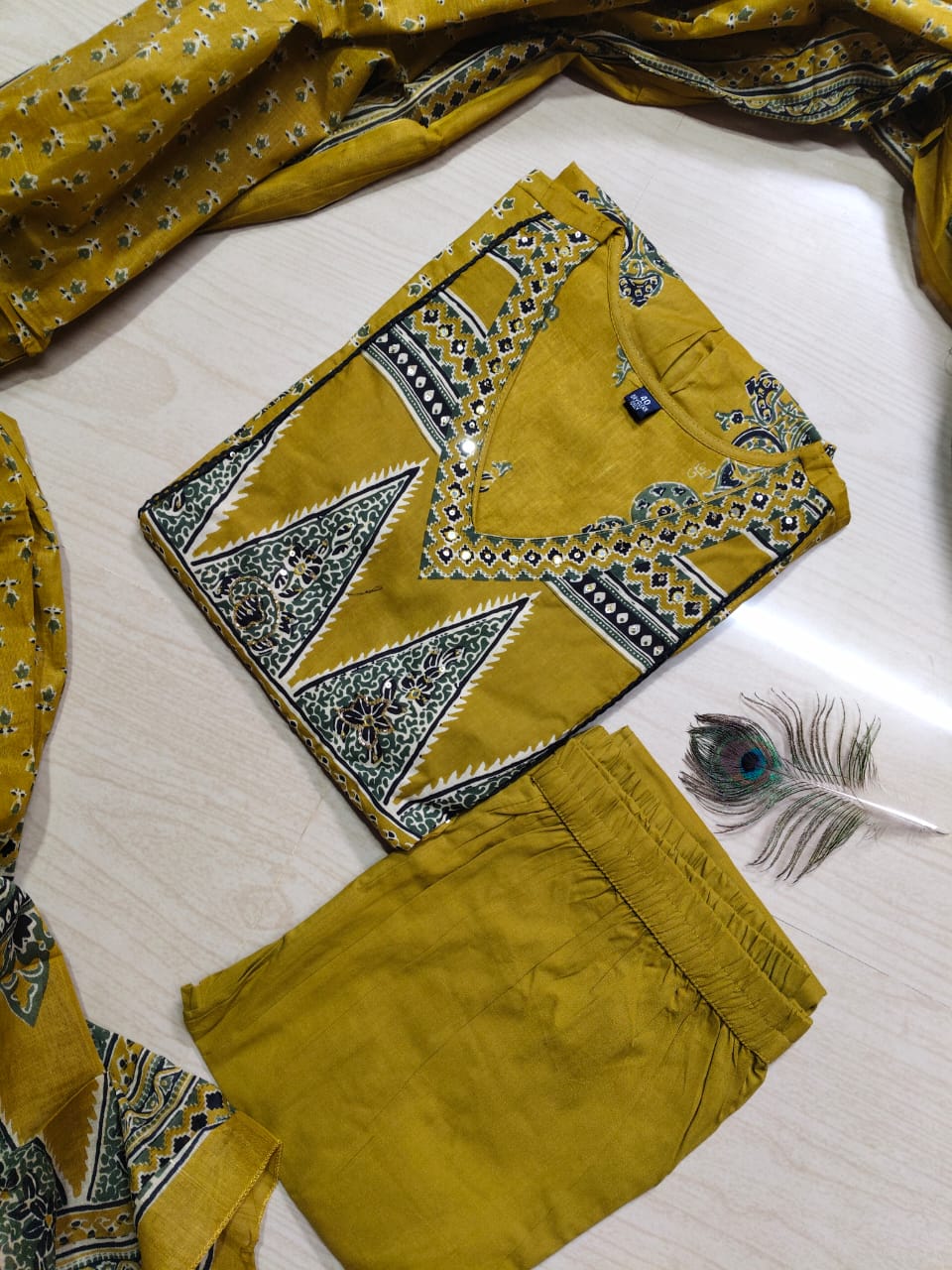 Cotton Floral Anarkali - CA38