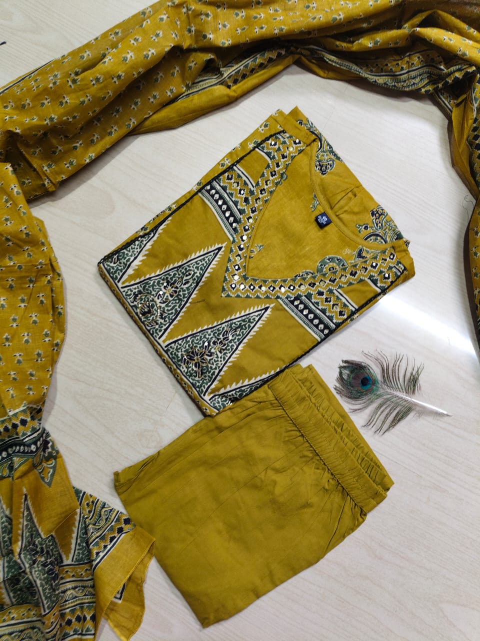 Cotton Floral Anarkali - CA38