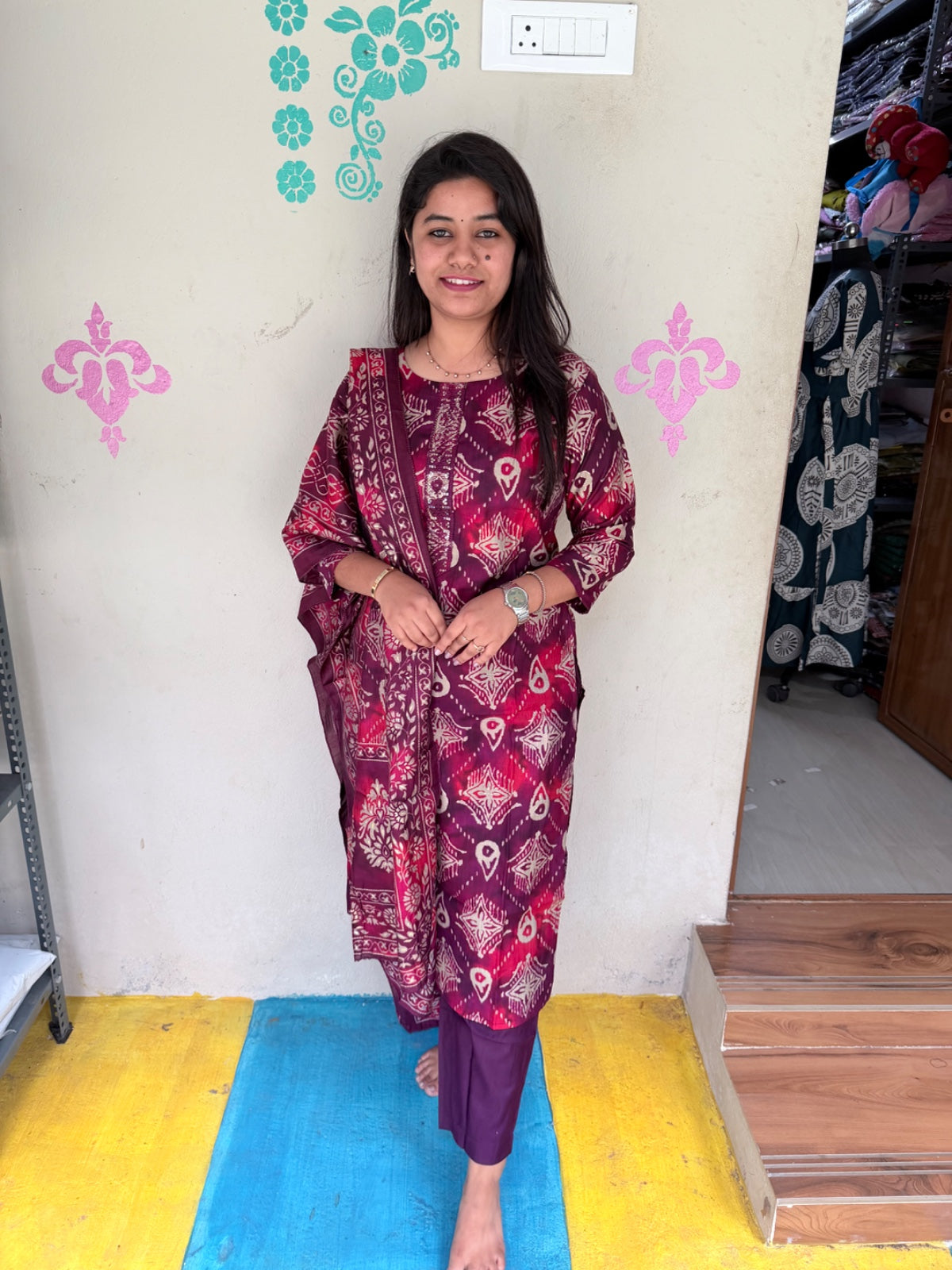 Premium Shiny Vetican Silk Kurti - SVK40