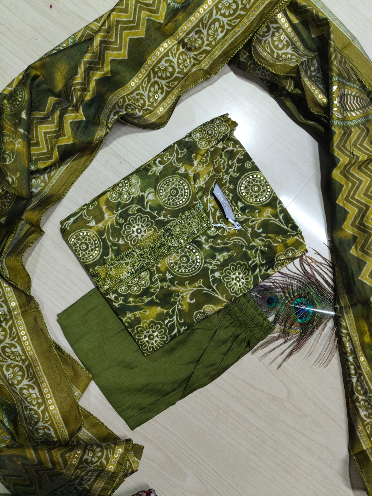 Premium Shiny Vetican Silk Kurti - SVK42