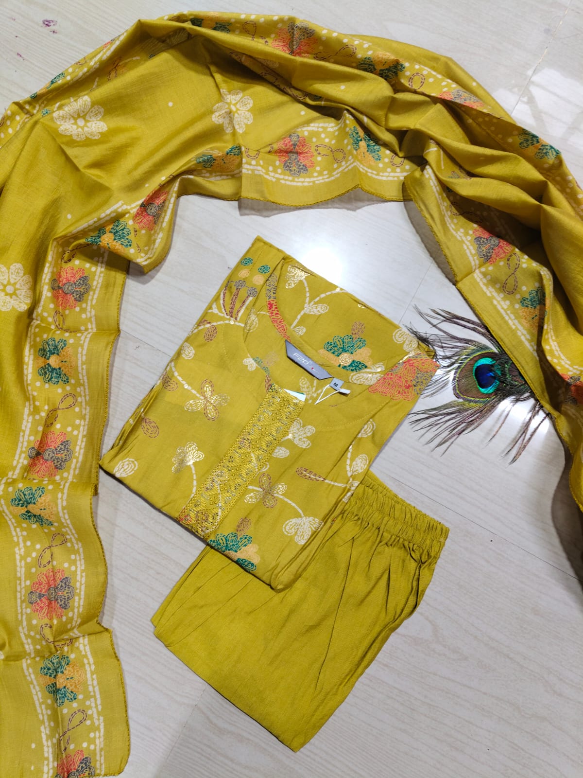 Premium Shiny Vetican Silk Kurti - SVK43