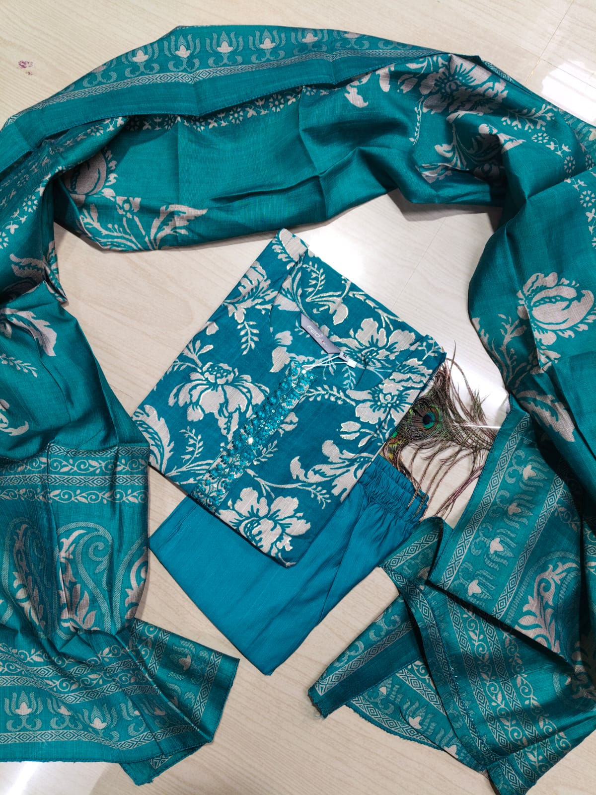 Premium Shiny Vetican Silk Kurti - SVK44