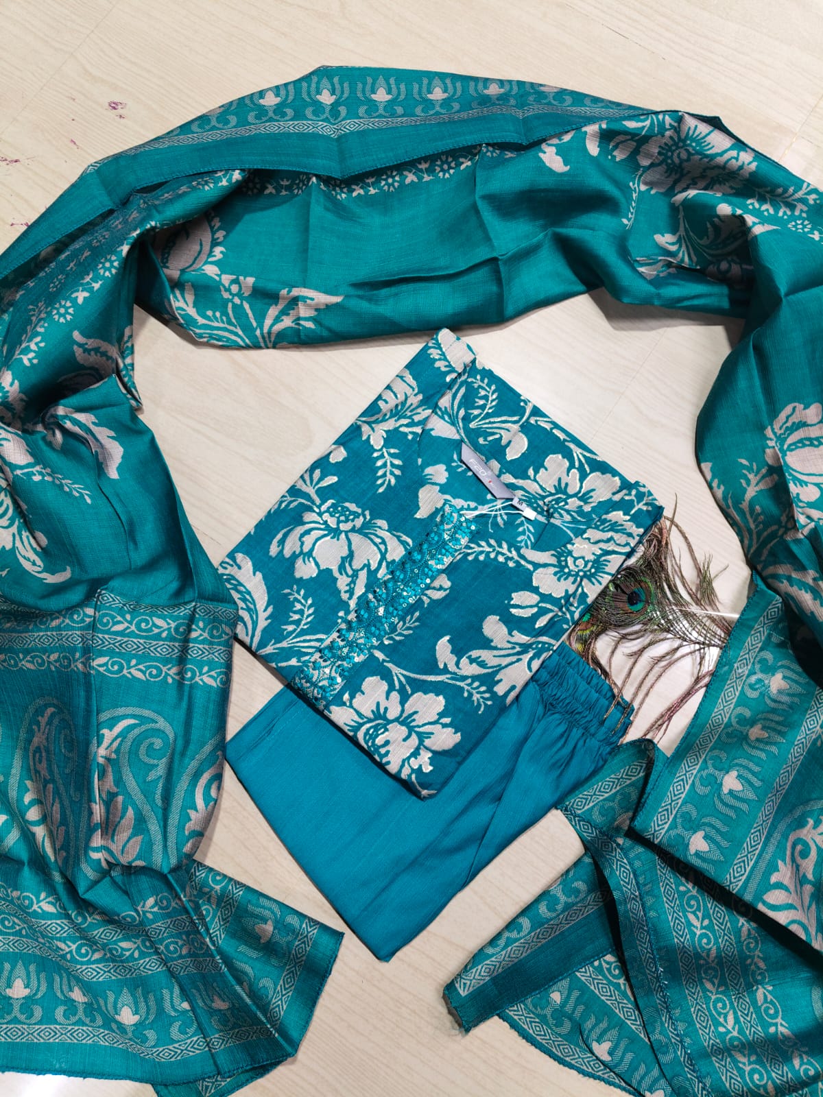 Premium Shiny Vetican Silk Kurti - SVK44