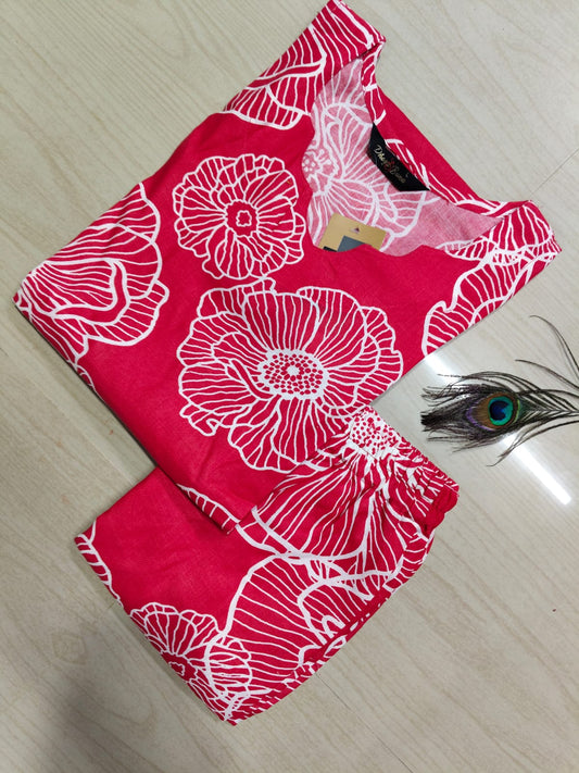 Cotton Capsule Kurti - PK266