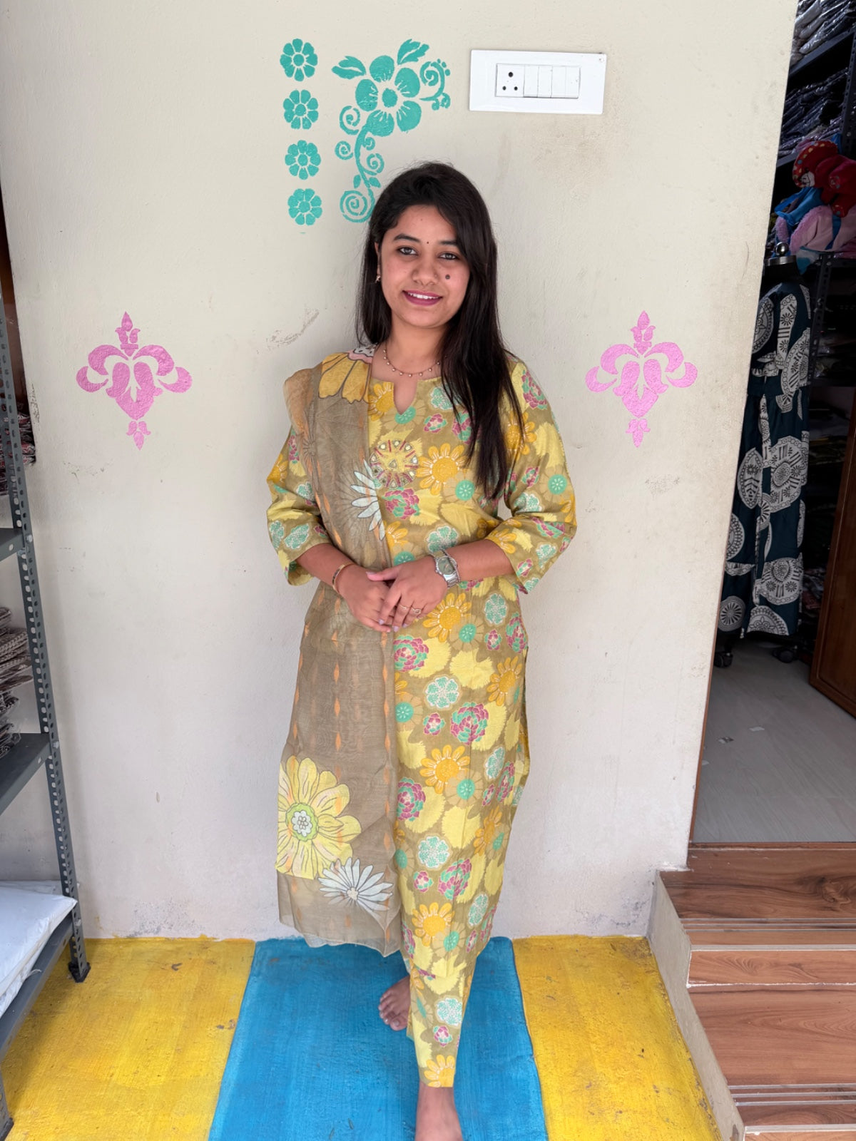 Premium Shiny Vetican Silk Kurti - SVK48