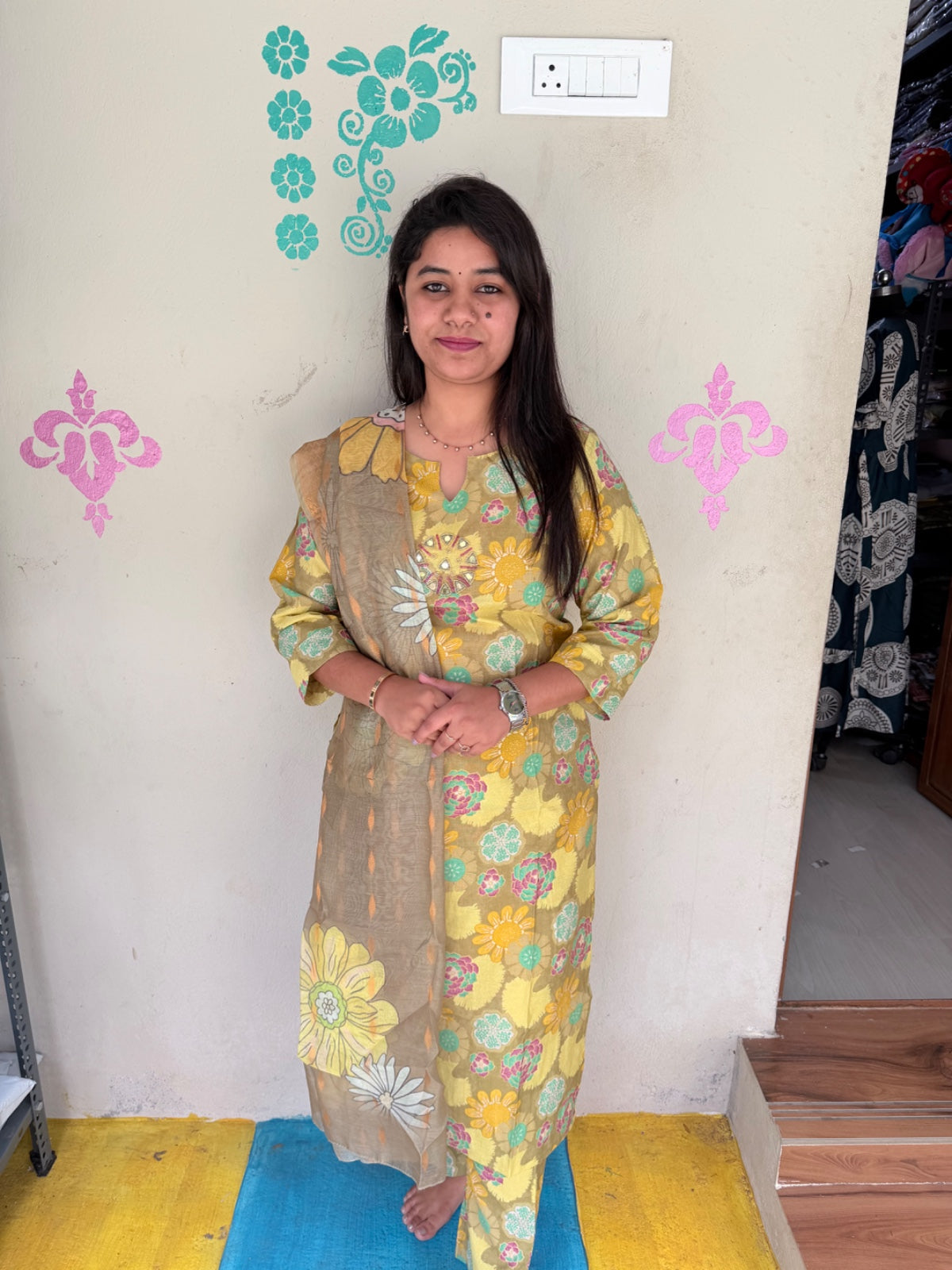 Premium Shiny Vetican Silk Kurti - SVK48