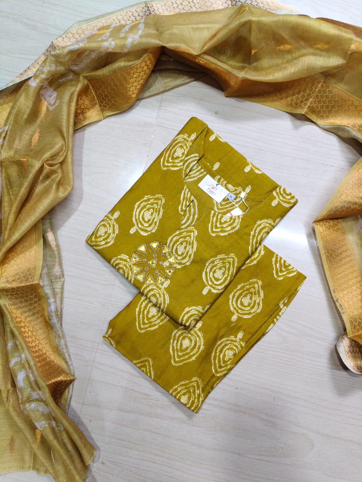 Premium Shiny Vetican Silk Kurti - SVK47