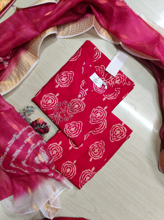 Premium Shiny Vetican Silk Kurti - SVK45