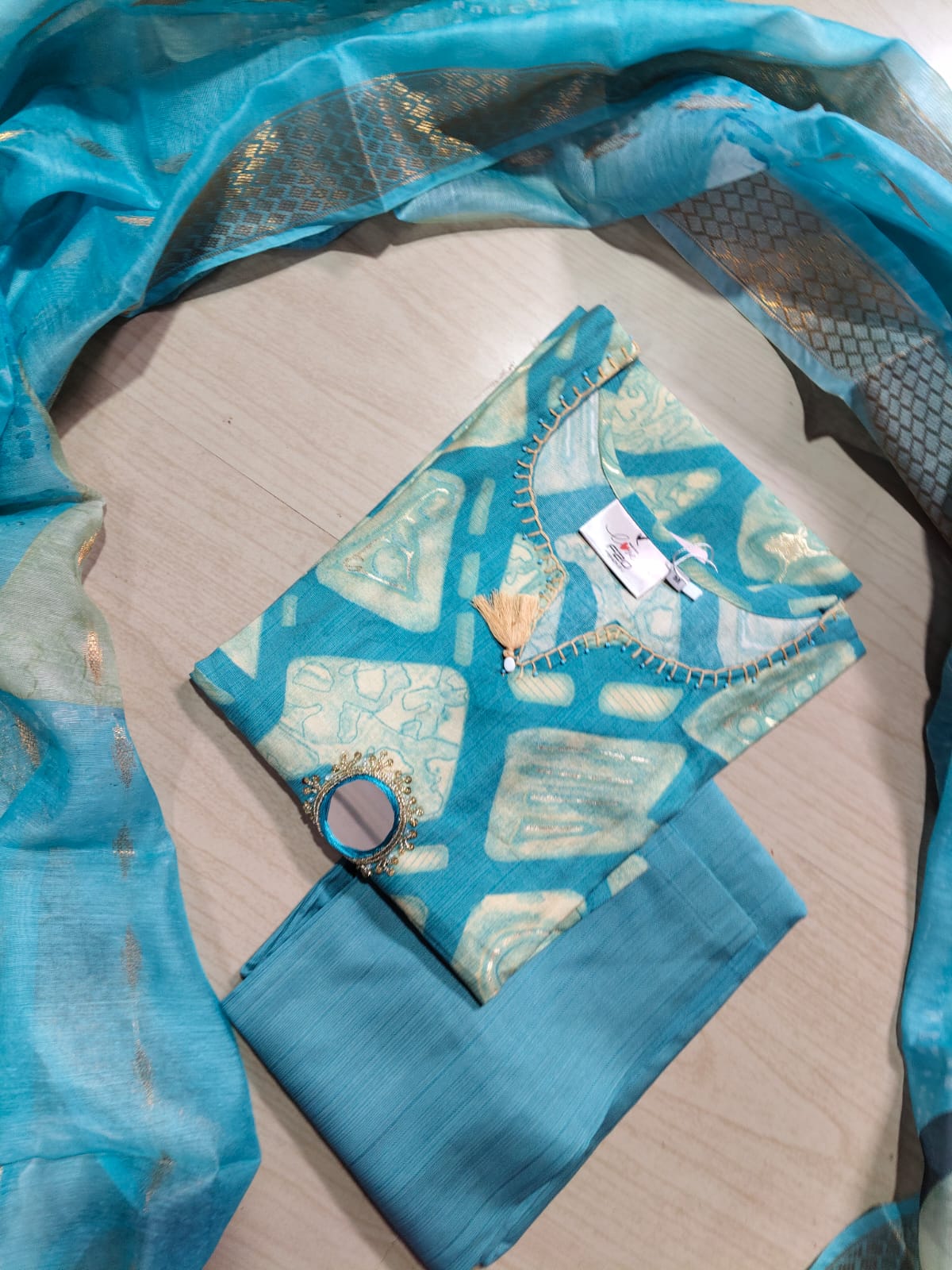 Premium Shiny Vetican Silk Kurti - SVK51