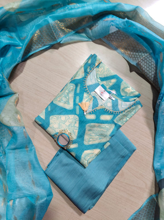 Premium Shiny Vetican Silk Kurti - SVK51