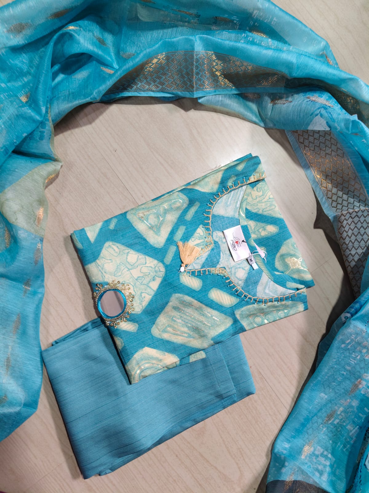 Premium Shiny Vetican Silk Kurti - SVK51
