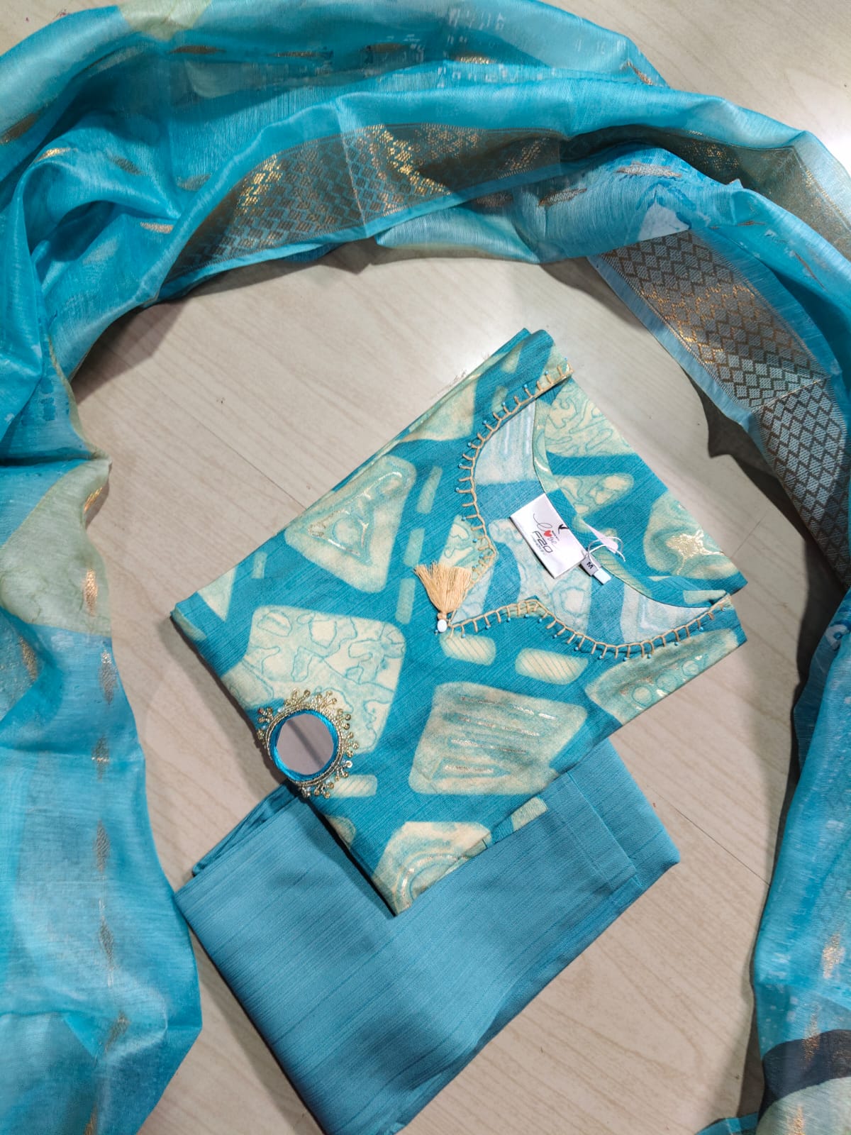 Premium Shiny Vetican Silk Kurti - SVK51