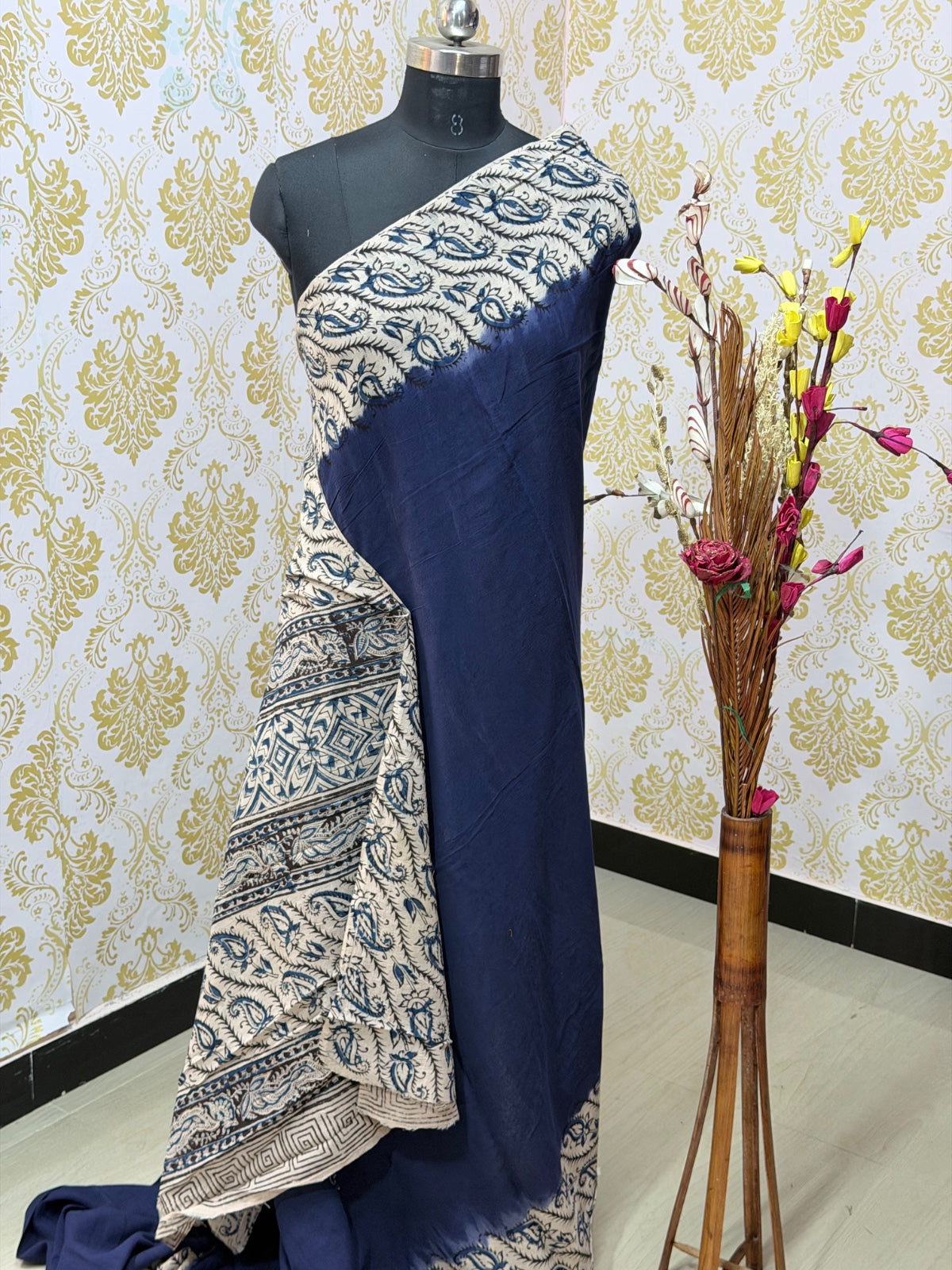 Kalamkari cottn Dyeing  S23