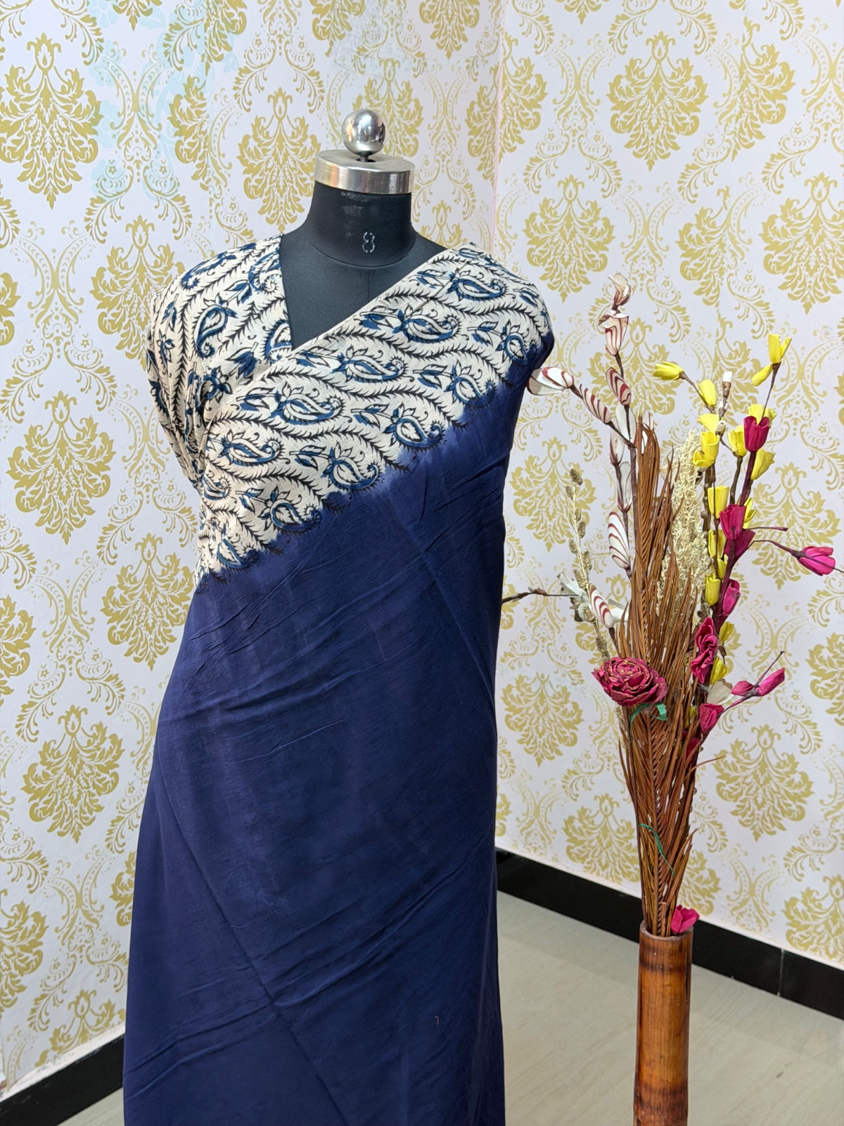 Kalamkari cottn Dyeing  S23