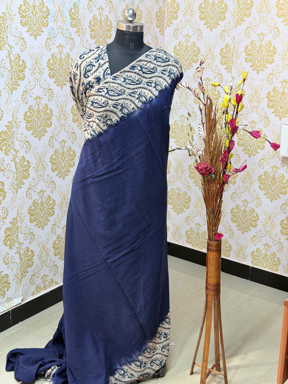 Kalamkari cottn Dyeing  S23
