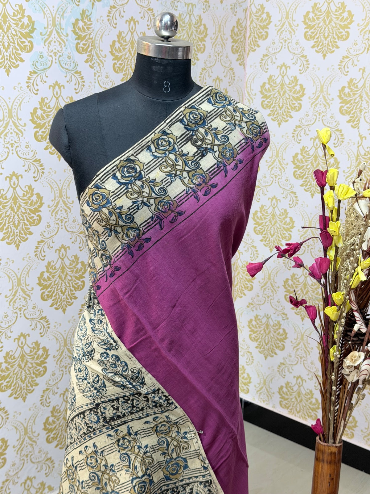 Kalamkari cottn Dyeing  S24