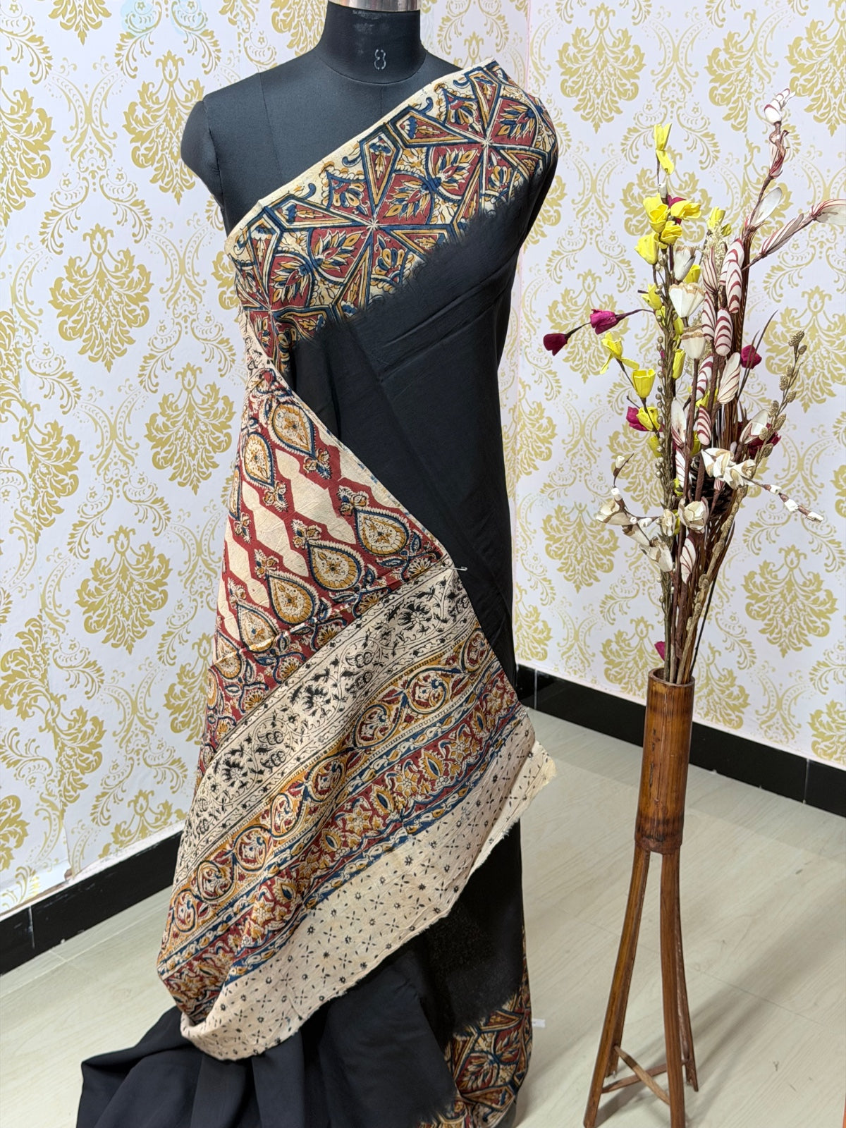 Kalamkari cottn Dyeing  S25