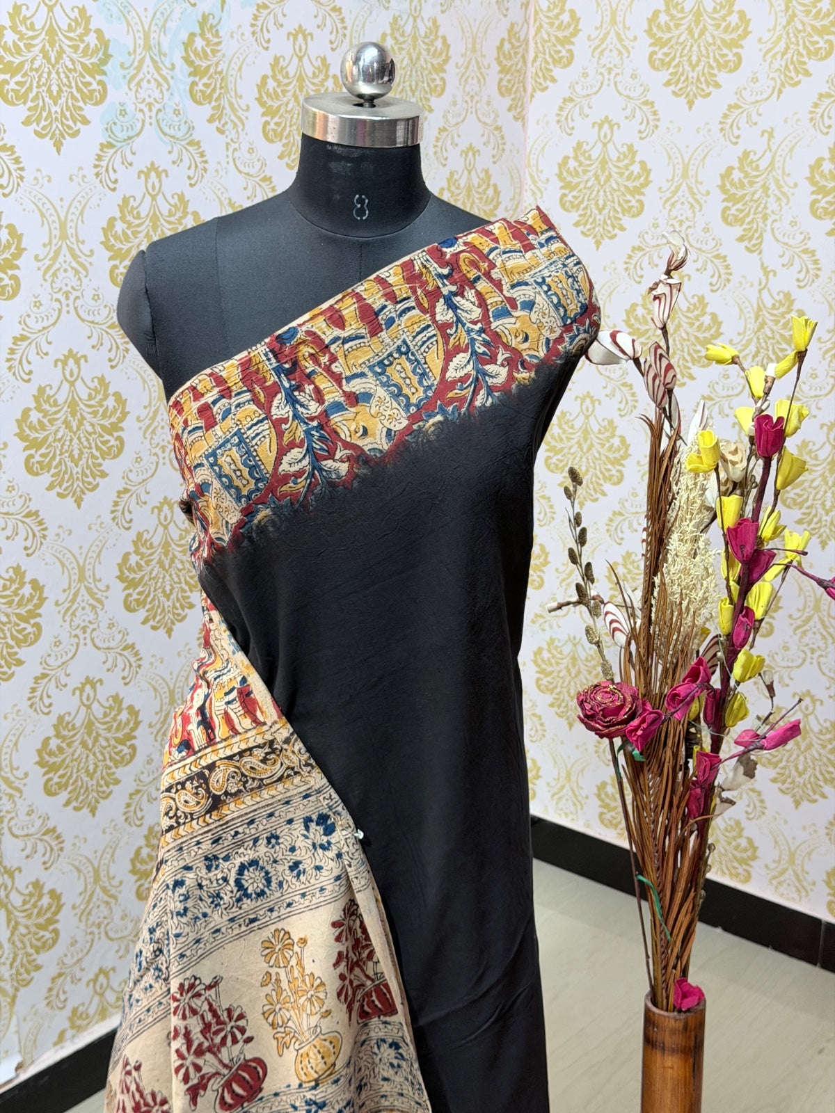 Kalamkari cottn Dyeing  S26