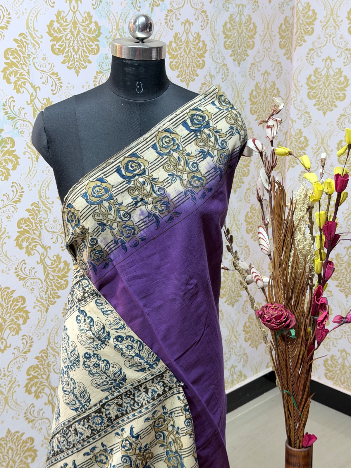 Kalamkari cottn Dyeing  S27